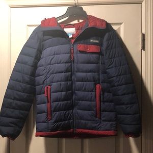 Hooded ski jacket